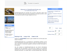 Tablet Screenshot of globalstudentguide.com